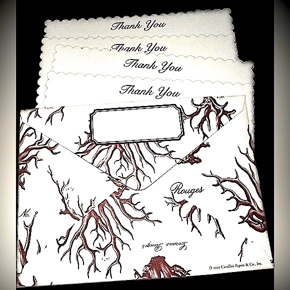 Y2K Thank You Cards/Envelopes x 4 - Picture 2 of 3